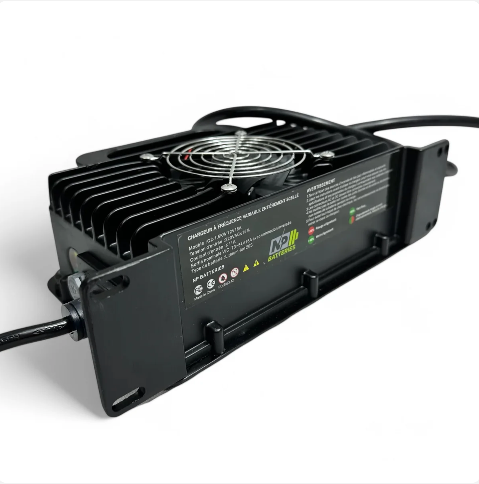 Chargeur 60V 15A (1kW) pour Sur-Ron Light Bee